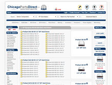 Tablet Screenshot of chicagopartsdirect.com